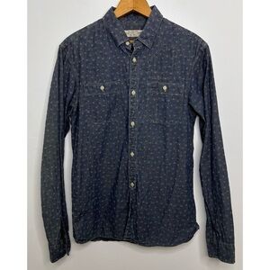 ALL SAINTS Chambray Gustav Long Sleeve Button Down Shirt